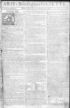 Aris's Birmingham Gazette Monday 15 September 1766 Page 1