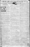 Aris's Birmingham Gazette Monday 10 November 1766 Page 1
