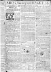 Aris's Birmingham Gazette Monday 17 November 1766 Page 1
