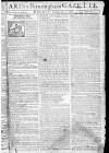 Aris's Birmingham Gazette Monday 02 February 1767 Page 1