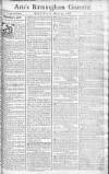 Aris's Birmingham Gazette Monday 14 March 1768 Page 1