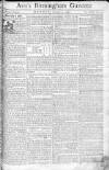 Aris's Birmingham Gazette Monday 09 January 1769 Page 1