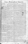 Aris's Birmingham Gazette Monday 30 January 1769 Page 1