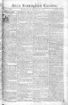 Aris's Birmingham Gazette Monday 20 February 1769 Page 1