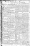 Aris's Birmingham Gazette Monday 13 March 1769 Page 1