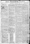 Aris's Birmingham Gazette Monday 08 January 1770 Page 1