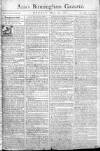 Aris's Birmingham Gazette Monday 26 March 1770 Page 1