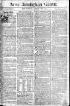 Aris's Birmingham Gazette Monday 18 February 1771 Page 1