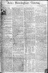 Aris's Birmingham Gazette Monday 01 April 1771 Page 1