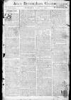 Aris's Birmingham Gazette Monday 06 January 1772 Page 1