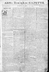 Aris's Birmingham Gazette Monday 04 May 1772 Page 1