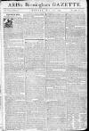 Aris's Birmingham Gazette Monday 18 May 1772 Page 1
