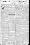Aris's Birmingham Gazette Monday 25 May 1772 Page 1