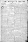 Aris's Birmingham Gazette Monday 08 June 1772 Page 1