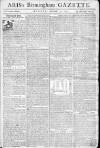Aris's Birmingham Gazette Monday 07 September 1772 Page 1