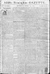 Aris's Birmingham Gazette Monday 19 October 1772 Page 1