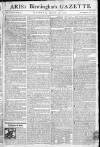 Aris's Birmingham Gazette Monday 31 January 1774 Page 1
