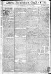 Aris's Birmingham Gazette Monday 13 June 1774 Page 1