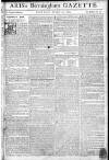Aris's Birmingham Gazette Monday 15 August 1774 Page 1