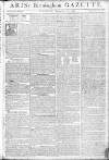 Aris's Birmingham Gazette Monday 11 December 1775 Page 1