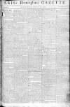 Aris's Birmingham Gazette Monday 17 March 1777 Page 1
