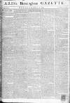 Aris's Birmingham Gazette Monday 08 December 1777 Page 1
