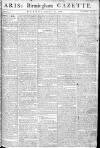 Aris's Birmingham Gazette Monday 31 August 1778 Page 1