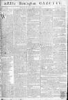 Aris's Birmingham Gazette Monday 12 June 1780 Page 1