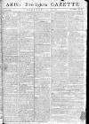 Aris's Birmingham Gazette Monday 18 December 1780 Page 1