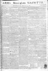 Aris's Birmingham Gazette Monday 03 December 1781 Page 1