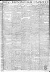 Aris's Birmingham Gazette Monday 06 March 1786 Page 1
