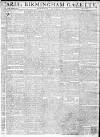 Aris's Birmingham Gazette Monday 06 November 1786 Page 1