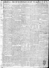 Aris's Birmingham Gazette Monday 01 January 1787 Page 1