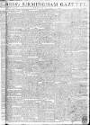 Aris's Birmingham Gazette Monday 10 September 1787 Page 1