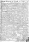 Aris's Birmingham Gazette Monday 15 October 1787 Page 1