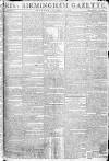 Aris's Birmingham Gazette Monday 18 February 1788 Page 1