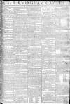Aris's Birmingham Gazette Monday 19 January 1789 Page 1
