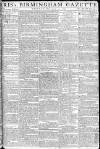 Aris's Birmingham Gazette Monday 19 October 1789 Page 1