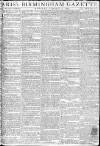 Aris's Birmingham Gazette Monday 08 February 1790 Page 1