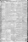 Aris's Birmingham Gazette Monday 05 July 1790 Page 1