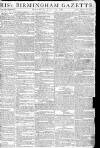 Aris's Birmingham Gazette Monday 12 July 1790 Page 1