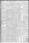 Aris's Birmingham Gazette Monday 06 September 1790 Page 1