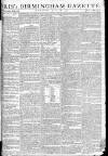 Aris's Birmingham Gazette Monday 18 July 1791 Page 1