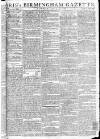 Aris's Birmingham Gazette Monday 25 July 1791 Page 1