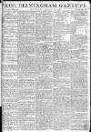 Aris's Birmingham Gazette Monday 08 August 1791 Page 1
