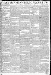 Aris's Birmingham Gazette Monday 19 September 1791 Page 1
