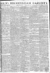 Aris's Birmingham Gazette Monday 03 October 1791 Page 1