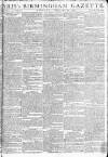Aris's Birmingham Gazette Monday 10 October 1791 Page 1