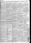 Aris's Birmingham Gazette Monday 12 December 1791 Page 1
