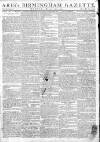 Aris's Birmingham Gazette Monday 26 March 1792 Page 1